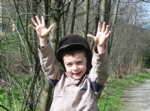 Regarde comme je tiens sans les mains !