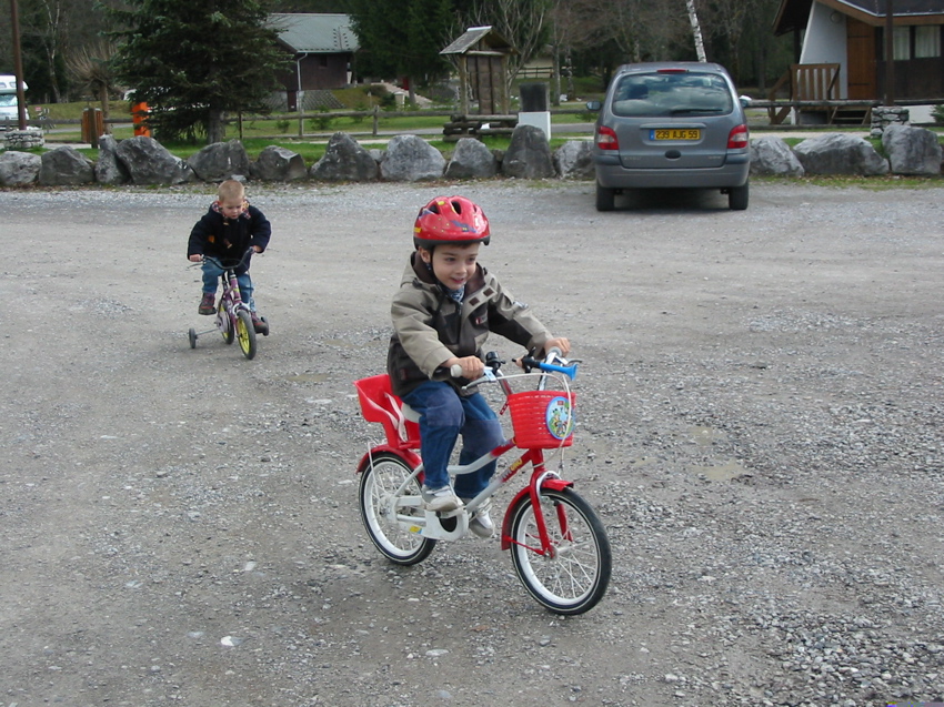 Vélo au parc de Samoens