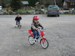 Vélo au parc de Samoens