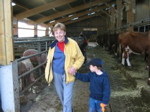 Visite d'une ferme au bord de la route.