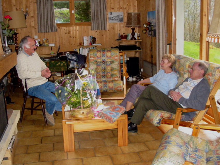 Visite de la famille.