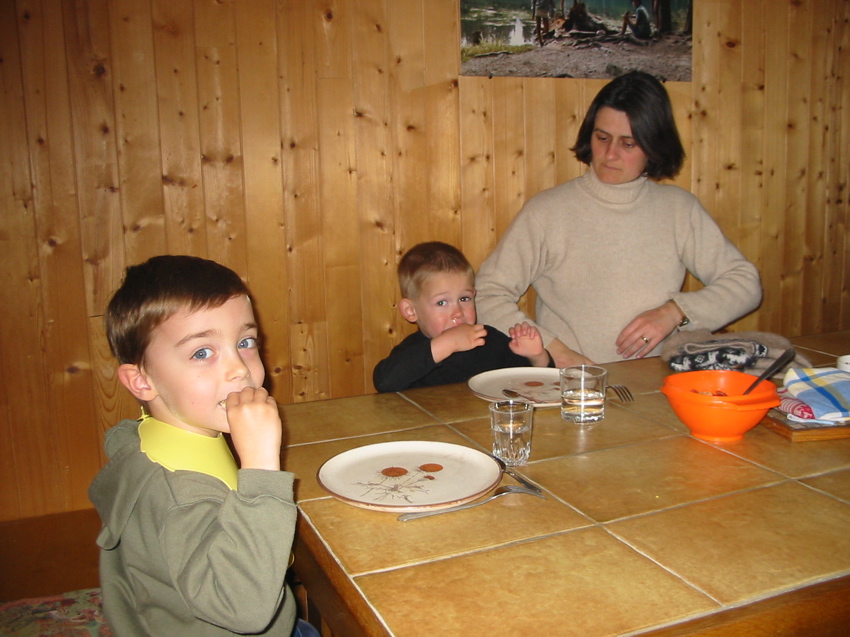 Retour au chaud, et repas