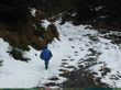 Plaisir de marcher dans la neige.