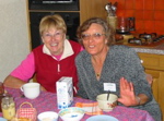 Maryse et Irma, petit déj. le 10 juin 2005