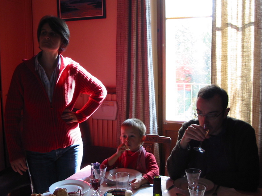 repas d'anniversaire de Maryse
