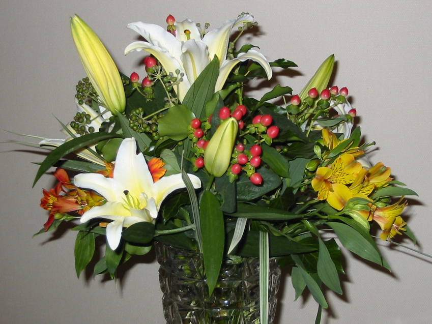 Fleurs pour l'anniversaire de Maryse