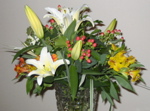 Fleurs pour l'anniversaire de Maryse