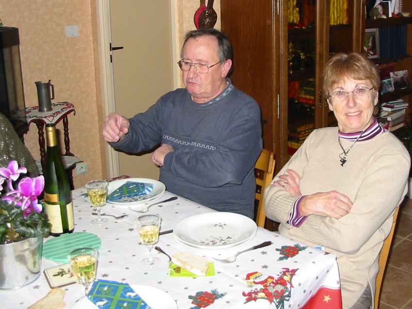 Repas de Nicole, Nono et Maryse.