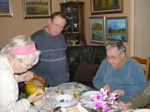 Repas de Nicole, Annik, Nono et Jean-Pierre.