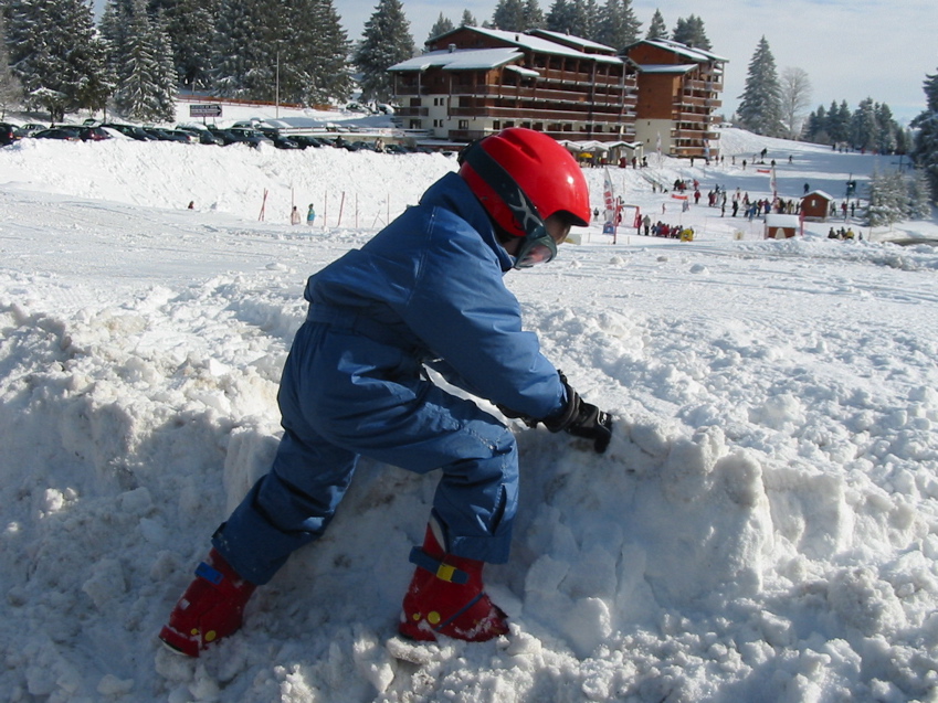 Ski avec Alexis au Revard