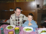 Repas d'anniversaire ! 7 bougies