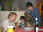 à table