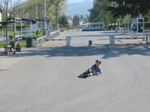 Alexis fait du roller !