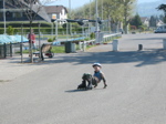 Alexis fait du roller !