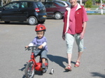 Aurélien fait du vélo