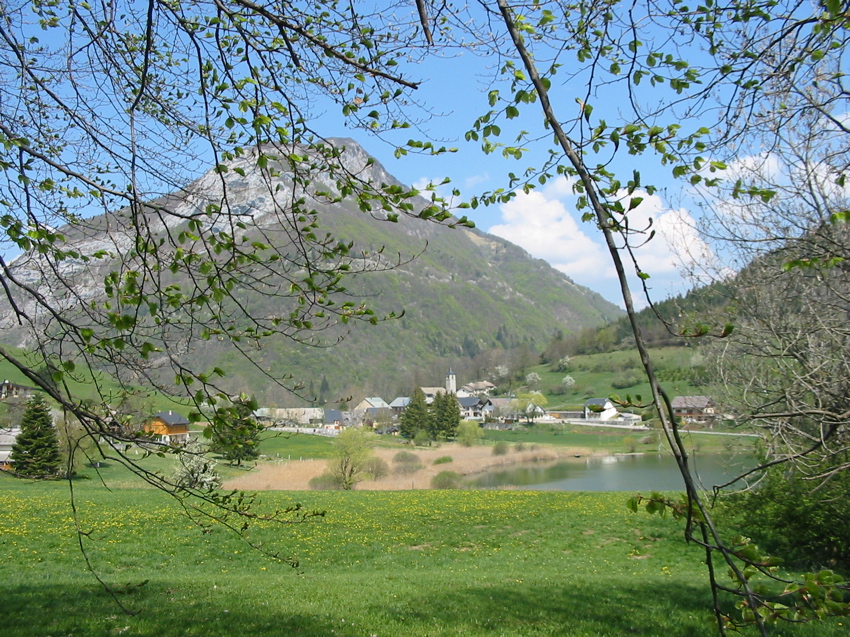 La Thuile et son lac avec Olivier