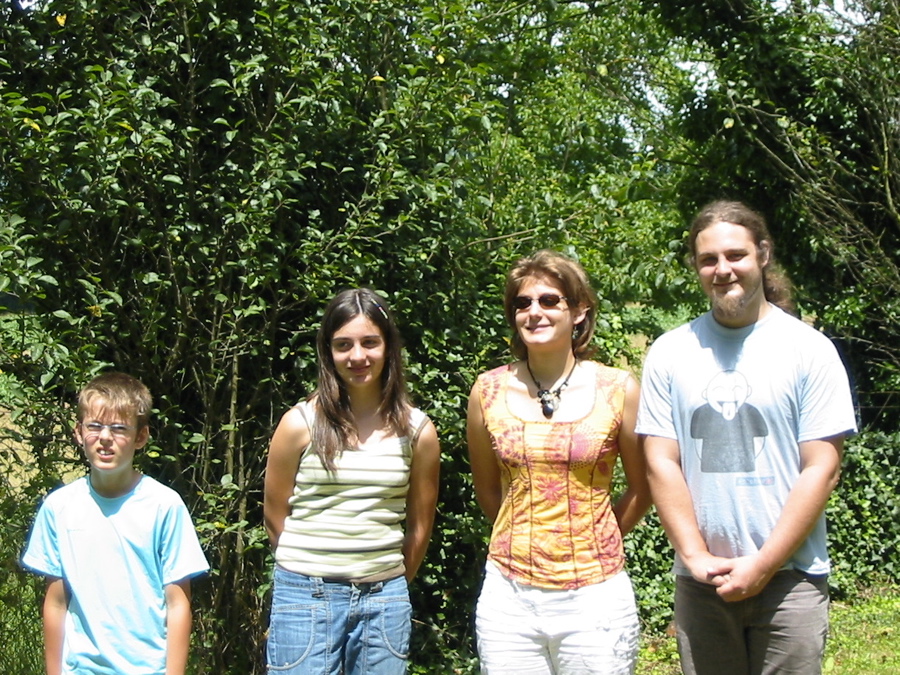 Laurent, Marine, Faustine, Raphaël