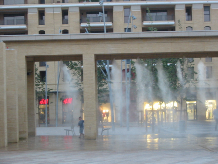 et jeux d'eau brumisateurs