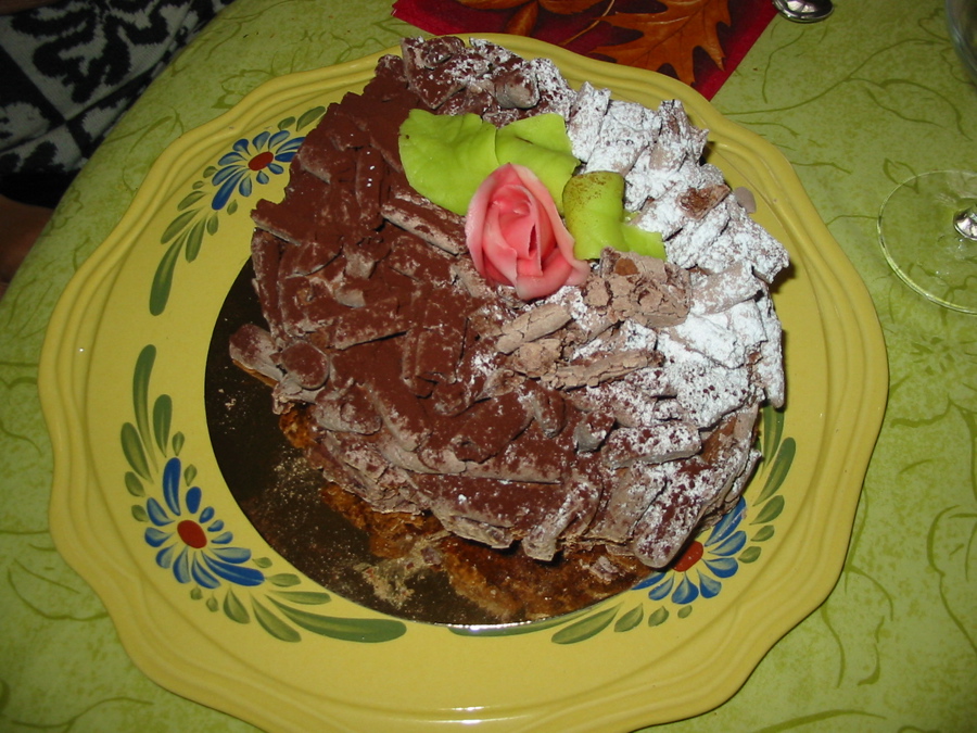 Délicieux gateau d'anniversaire.