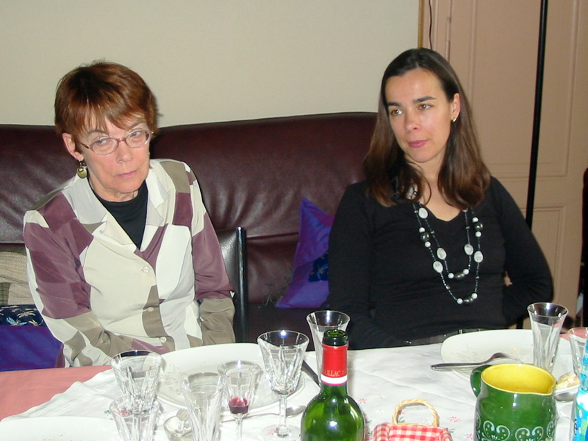 Sandrine et sa maman.