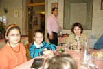 Farah, Naël et Zohra, le serveur