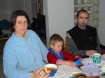 Petit déj en famille