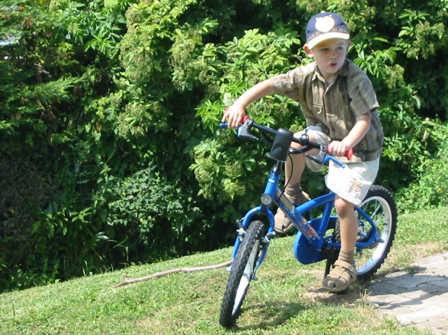 Le beau vélo bleu