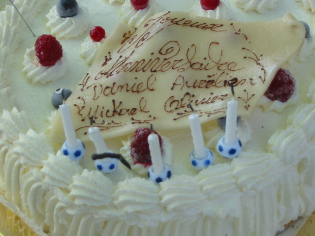 Le gateau très beau et bon