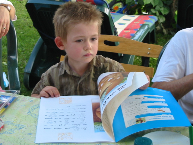 Olivier et son cahier