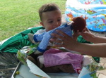 Aurélien et sa marionnette