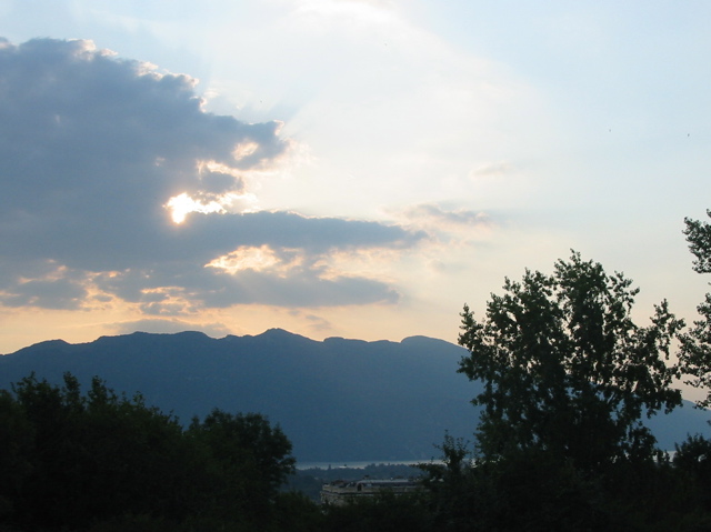 Coucher de soleil avant mon départ