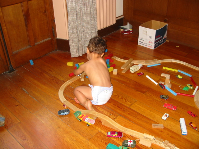 Aurélien et le petit train, le bonheur. - 1