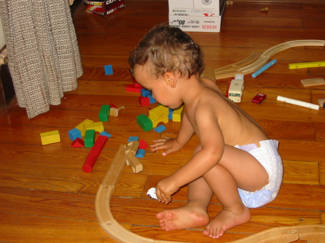 Aurélien et le petit train, le bonheur. - 3