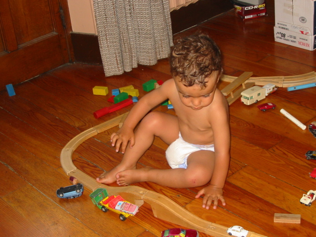 Aurélien et le petit train, le bonheur. - 5