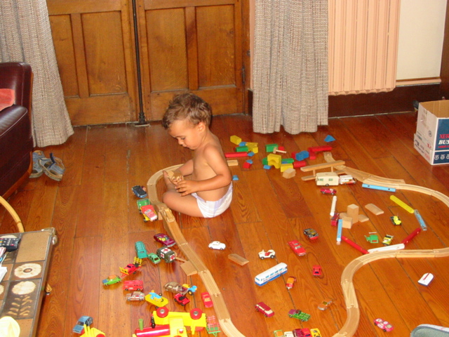Aurélien et le petit train, le bonheur. - 6