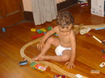 Aurélien et le petit train, le bonheur. - 5