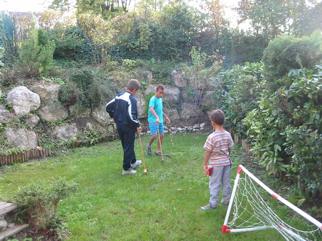 Dans le jardin