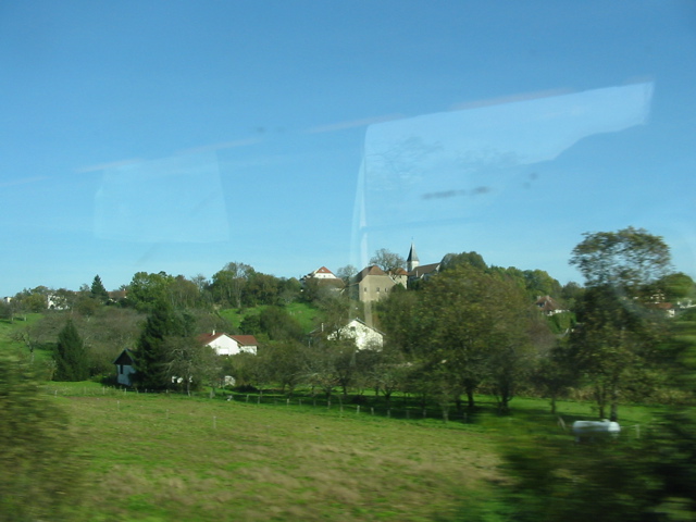 Bords du Doubs depuis le train. - 2