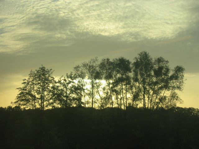 Coucher de soleil depuis le train. - 3