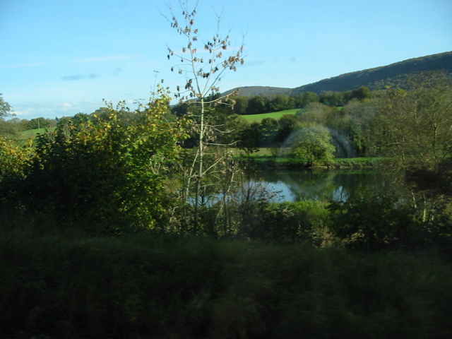 Bords du Doubs depuis le train. - 25