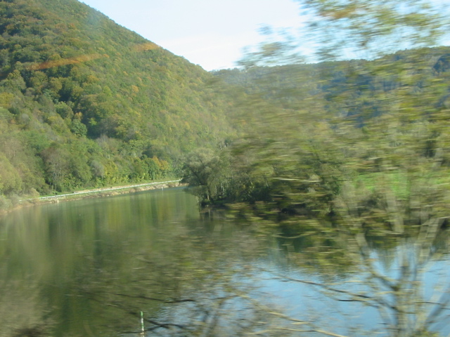 Bords du Doubs depuis le train. - 7