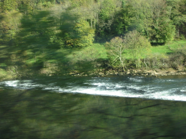 Bords du Doubs depuis le train. - 9