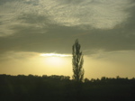 Coucher de soleil depuis le train. - 2