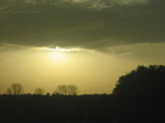Coucher de soleil depuis le train. - 4